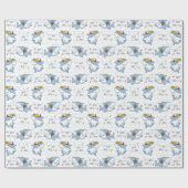 かわいいサメ ラッピングペーパー (フラット)