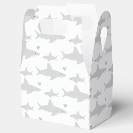 かわいいサメ |赤ちゃんシャワーお気に入りボックス フェイバーボックス (オープン)