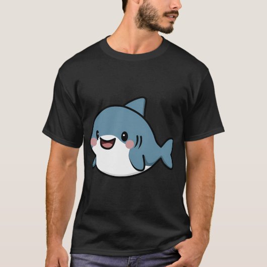かわいいサメ Tシャツ (正面)