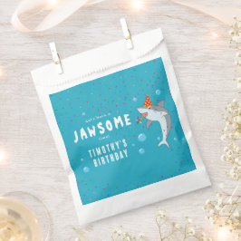 かわいいサメin海子供の誕生日パーティー フェイバーバッグ