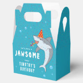 かわいいサメin海子供の誕生日パーティー フェイバーボックス (オープン)