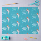 かわいいサメin海子供の誕生日パーティー 薄葉紙 (クラフト)