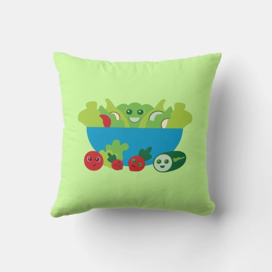 かわいいサラダ クッション (裏面)