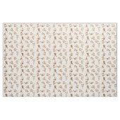 かわいいサルとバナナの柄  ファブリック (ファットクウォーター)