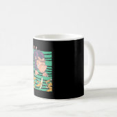 かわいいサルとバナナ コーヒーマグカップ (正面右)