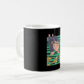 かわいいサルとバナナ コーヒーマグカップ (正面左)