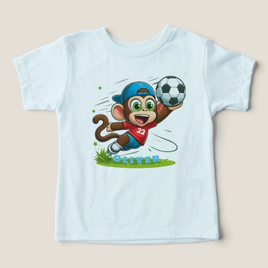 かわいいサルサッカー選手 (デザイン正面)