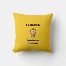 かわいいサルテーマ男の子ベイビーシャワー クッション