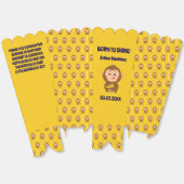 かわいいサルテーマ男の子ベイビーシャワー フェイバーボックス (見開き)