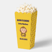 かわいいサルテーマ男の子ベイビーシャワー フェイバーボックス (はじけた状態)