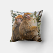 かわいいサル二匹 クッション (裏面)