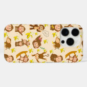 かわいいサル柄のスマホケース - 愛らしいサルD Case-Mate iPhoneケース (裏面 (横))