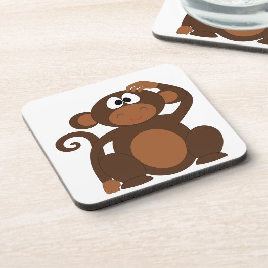 かわいいサル コースター (左側)