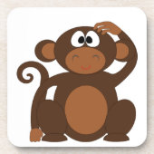 かわいいサル コースター (正面)
