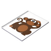 かわいいサル ノートブック (左側)