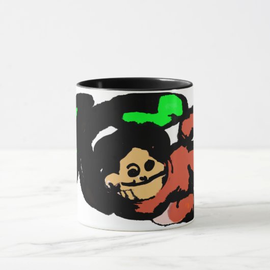 かわいいサル  マグカップ (中央)