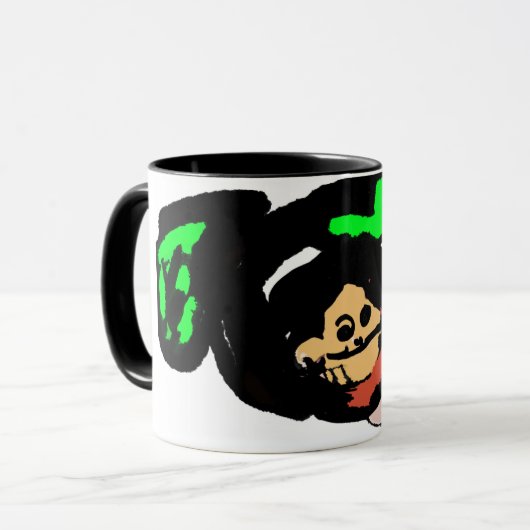 かわいいサル マグカップ (正面左)