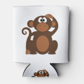 かわいいサル 缶クーラー (正面)