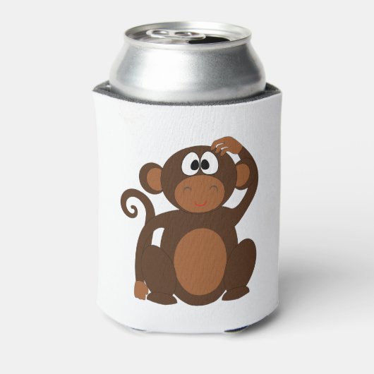 かわいいサル 缶クーラー (缶裏面)