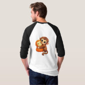 かわいいサル Tシャツ (裏面フル)
