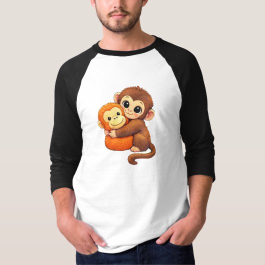 かわいいサル Tシャツ (正面)