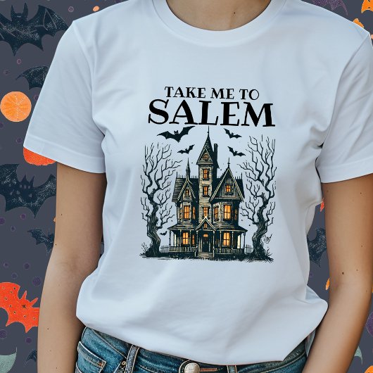 かわいいサレムハロウィンTシャツ Tシャツ