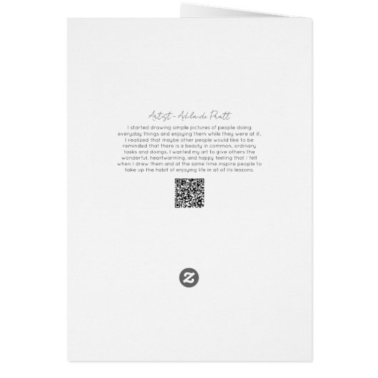 かわいいサンキューカード秋 (裏面)