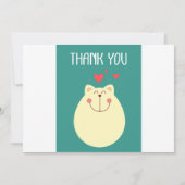 かわいいサンキューカード サンキューカード (裏面)