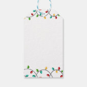 かわいいサンキュークリスマスバスドライバギフトラベル ギフトタグ (裏面)