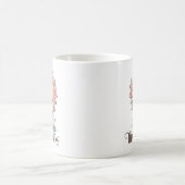 かわいいサンクスギビングの七面鳥 コーヒーマグカップ (中央)