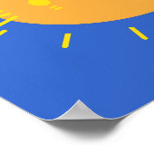 かわいいサンシャインネコ ポスター (角)