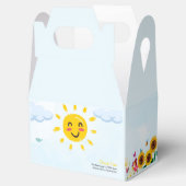 かわいいサンシャインベイビーシャワー フェイバーボックス (オープン)