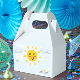 かわいいサンシャインベイビーシャワー フェイバーボックス
