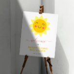 かわいいサンシャインベビーシャワー歓迎サイン フォトプリント          <br><div class="desc">かわいい笑顔の太陽の顔でゲストを歓迎。サンシャインベビーシャワーテーマのための完璧なベビーシャワー歓迎サイン。テンプレートすごいは編集簡単。このコレクションの製品の全範囲を調べる。</div>