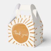 かわいいサンシャインボホベイビーシャワー フェイバーボックス (裏面サイド)