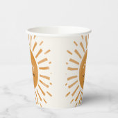 かわいいサンシャインボホベイビーシャワー 紙コップ (左)