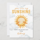 かわいいサンシャイン教室キッズバレンタインデー シーズンカード (正面)