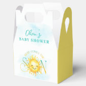 かわいいサンシャイン来ここの息子の赤ちゃんシャワー フェイバーボックス (オープン)