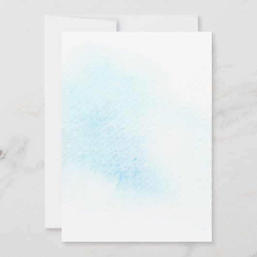 かわいいサンシャイン来ここの息子の赤ちゃんシャワー 招待状 (裏面)