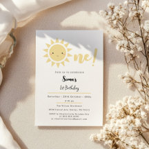 かわいいサンシャイン1歳の誕生日