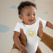 かわいいサンシャイン ここに太陽がやってくるよ 赤ちゃん男の子 ベビーボディスーツ