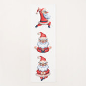 かわいいサンタで瞑想 ヨガマット (正面)