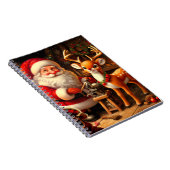 かわいいサンタとトナカイ ノートブック (右側)