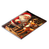 かわいいサンタとトナカイ ノートブック (左側)