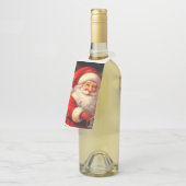 かわいいサンタとトナカイ ボトルネックタグ (アングル)