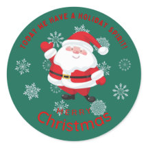 かわいいサンタと一緒にクリスマスを楽しんで　パーソナライズされた