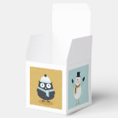 かわいいサンタと動物のアートクリスマスキッズ フェイバーボックス (オープン)