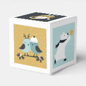 かわいいサンタと動物のアートクリスマスキッズ フェイバーボックス (裏面サイド)