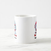かわいいサンタと雪だるまクリスマスカスタム コーヒーマグカップ (中央)