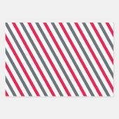 かわいいサンタと雪だるま ラッピングペーパーシート (正面3)